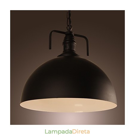 Luminária pendente estilo retrô tradicional clássica com pintura em estilo mini Luminária pendente estilo retrô tradicional clássica com pintura em estilo mini