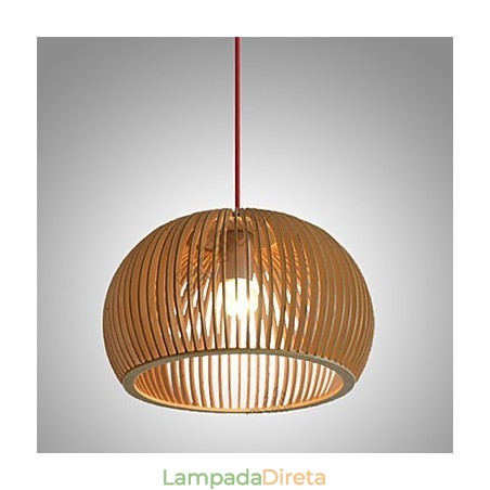 Estilo de design Circular Recurso L Pendente Luz 1 Luz Madeira Estilo de design Circular Recurso L Pendente Luz 1 Luz Madeira