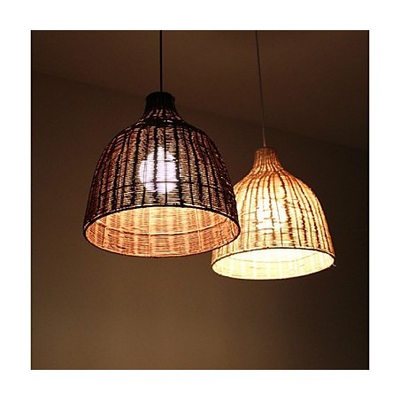Estilo Rural Cany Art Criativo Feito à Mão Por The Cane Makes Up Droplight Lamp Estilo Rural Cany Art Criativo Feito à Mão Por The Cane Makes Up Droplight Lamp