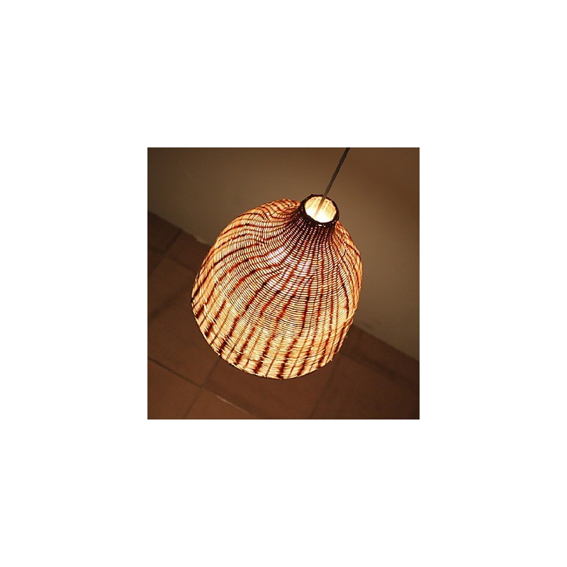 Estilo Rural Cany Art Criativo Feito à Mão Por The Cane Makes Up Droplight Lamp