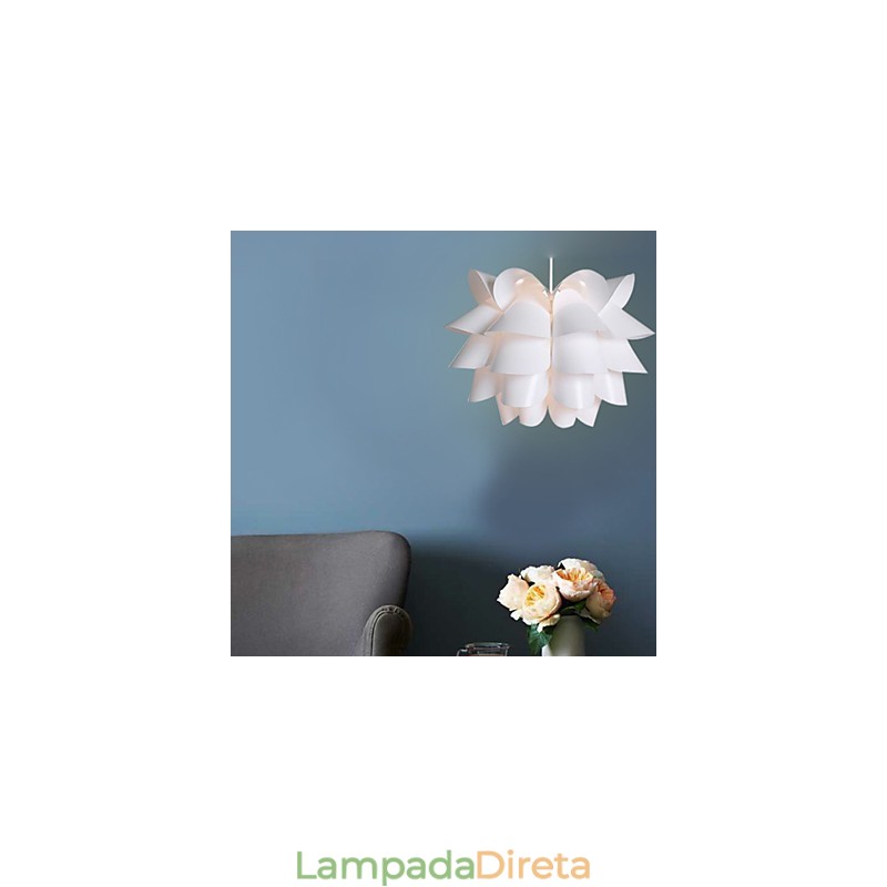 Luminária pendente contemporânea e contratada The Nordic Idea White Lotus