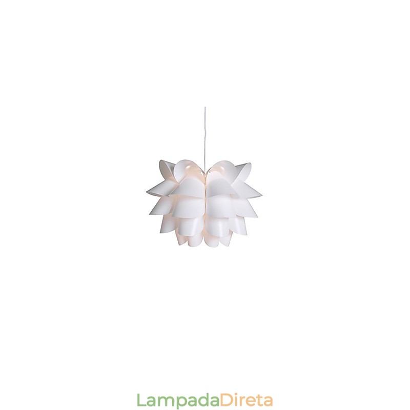 Luminária pendente contemporânea e contratada The Nordic Idea White Lotus