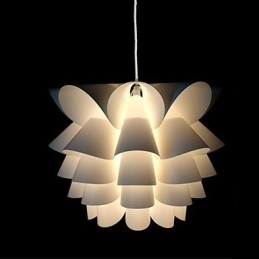 Luminária pendente contemporânea e contratada The Nordic Idea White Lotus