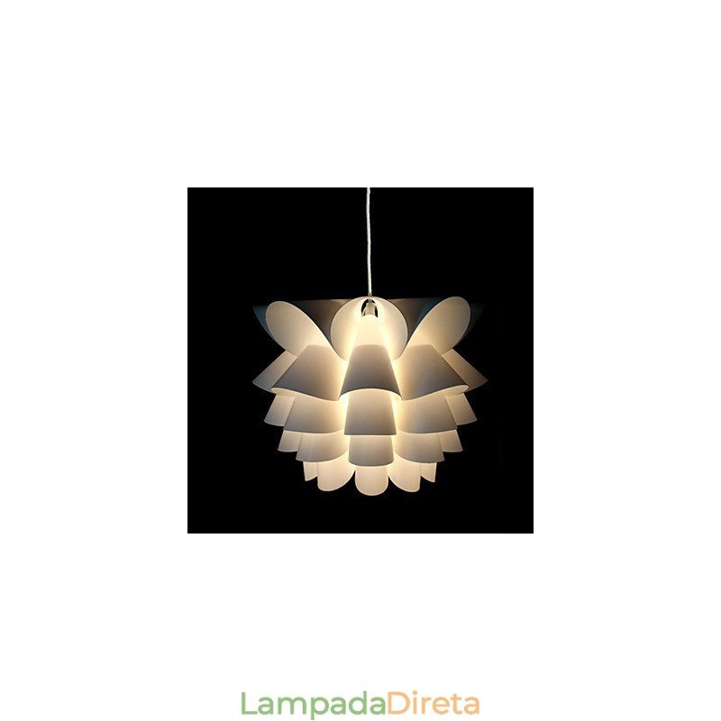 Luminária pendente contemporânea e contratada The Nordic Idea White Lotus