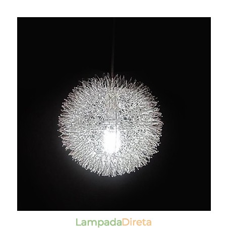 Luminária pendente de metal globo contemporânea moderna Luminária pendente de metal globo contemporânea moderna