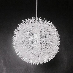 Luminária pendente de metal globo contemporânea moderna