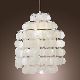Luminária pendente cromada estilo mini contemporânea moderna