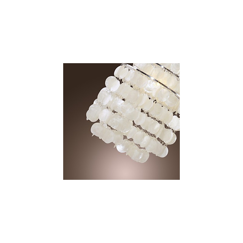 Luminária pendente cromada estilo mini contemporânea moderna