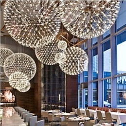 Lustre Contemporâneo Criativo Redondo Droplight Lâmpada Luz
