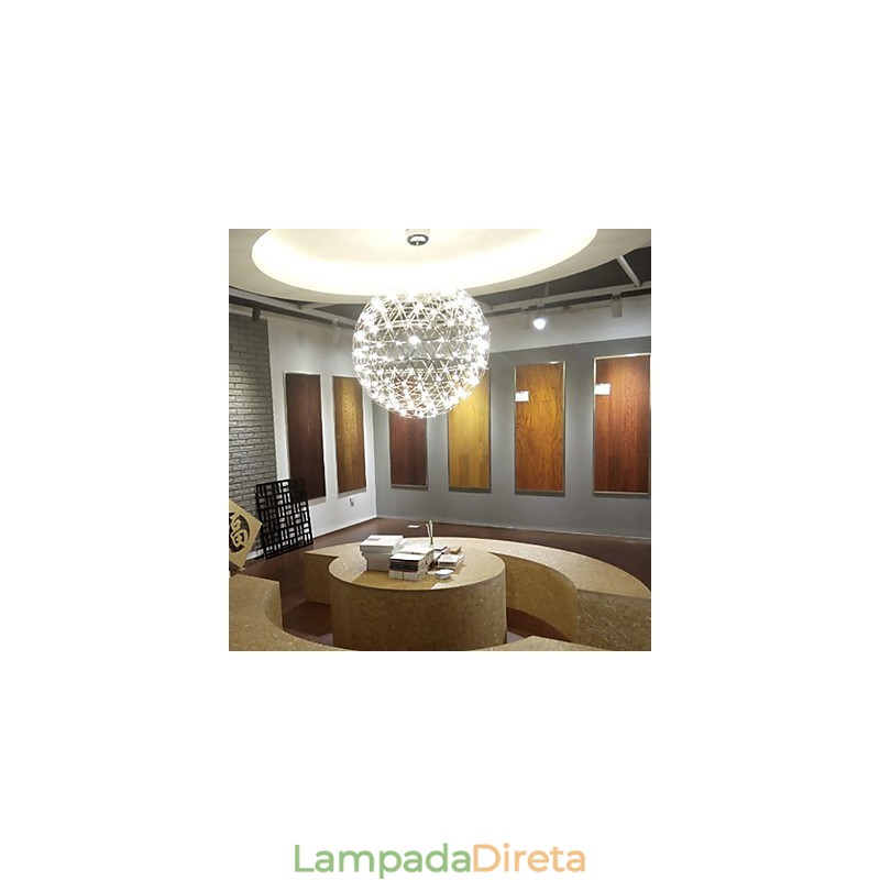 Lustre Contemporâneo Criativo Redondo Droplight Lâmpada Luz