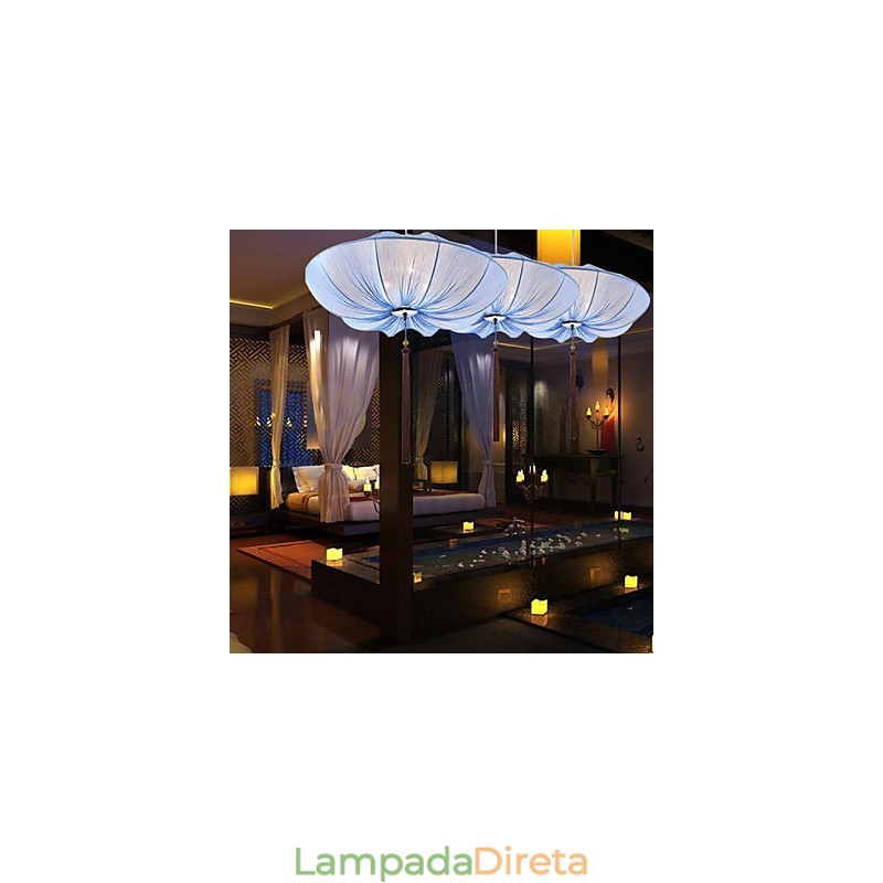 Criativo redondo grande lanterna vermelha folha de lótus festival de casamento pano arte lustre lâmpada luz