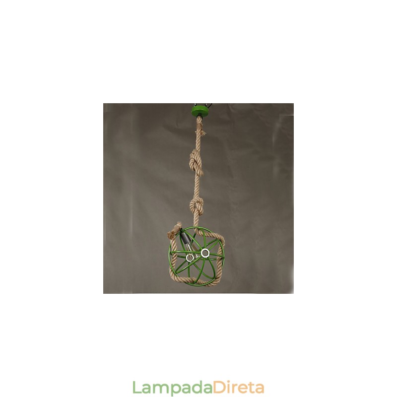 Retro Café Art Lustre Lustre Corda
