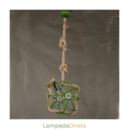 Retro Café Art Lustre Lustre Corda Retro Café Art Lustre Lustre Corda