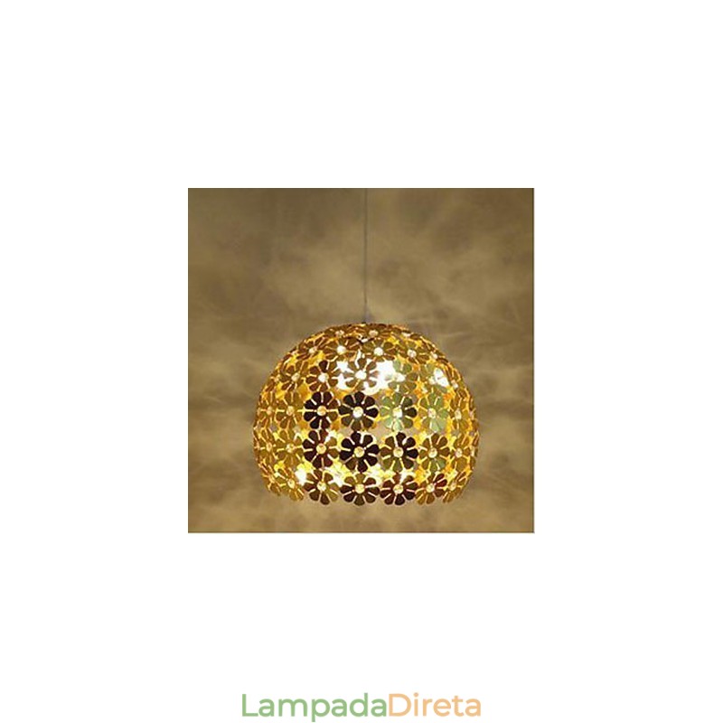 Luminária pendente de cristal com cabeça única e flor de ameixa moderna