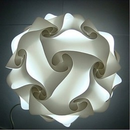 Luminária pendente moderna DIY de esfera 25cm