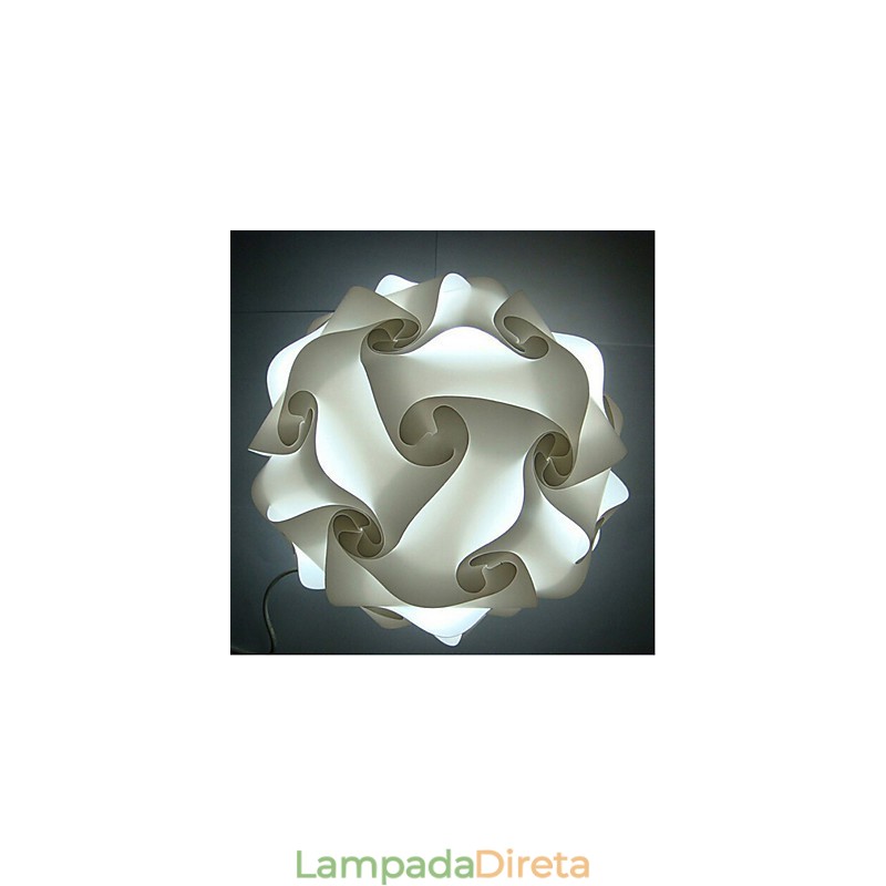 Luminária pendente moderna DIY de esfera 25cm