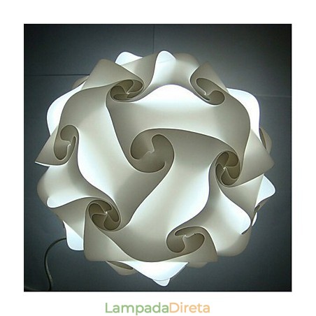 Luminária pendente moderna DIY de esfera 25cm Luminária pendente moderna DIY de esfera 25cm