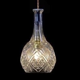 Luminária pendente de metal cristal contemporânea moderna