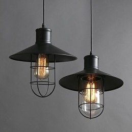 Lustre de gaiola de pássaro de cabeça única