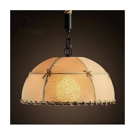 Um breve lustre de corda de cânhamo semicírculo da Vogue Lights Um breve lustre de corda de cânhamo semicírculo da Vogue Lights