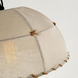 Um breve lustre de corda de cânhamo semicírculo da Vogue Lights
