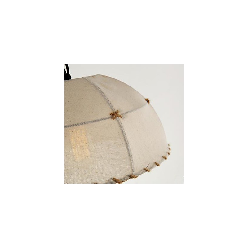Um breve lustre de corda de cânhamo semicírculo da Vogue Lights