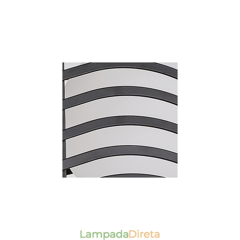Luminária pendente de metal contemporânea moderna