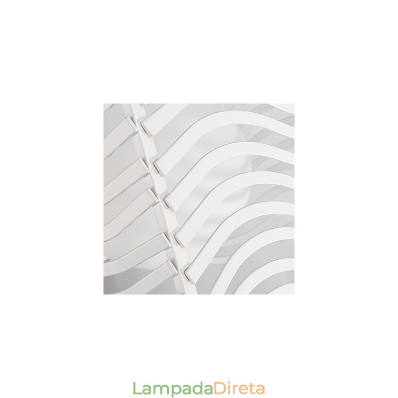 Luminária pendente de metal contemporânea moderna