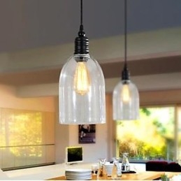 Contratado American Country Grande Relógio de Cristal Droplight Restaurando Maneiras Antigas