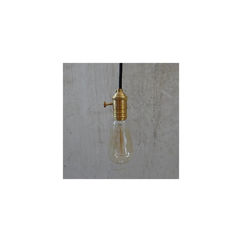 Luminária pendente de latão vintage clássica tradicional