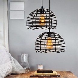 Retro Classic Metal Ceiling Lights Simples Luminárias Pendentes Café Luminária Pendente
