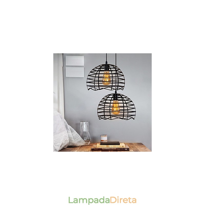 Retro Classic Metal Ceiling Lights Simples Luminárias Pendentes Café Luminária Pendente