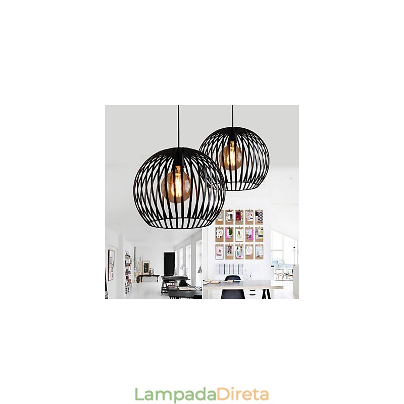 Luminária pendente de metal Country Designers