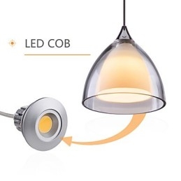 1 Luz Duas Camadas Pendente Ilha Luz Vidro Transparente Cromado Polido