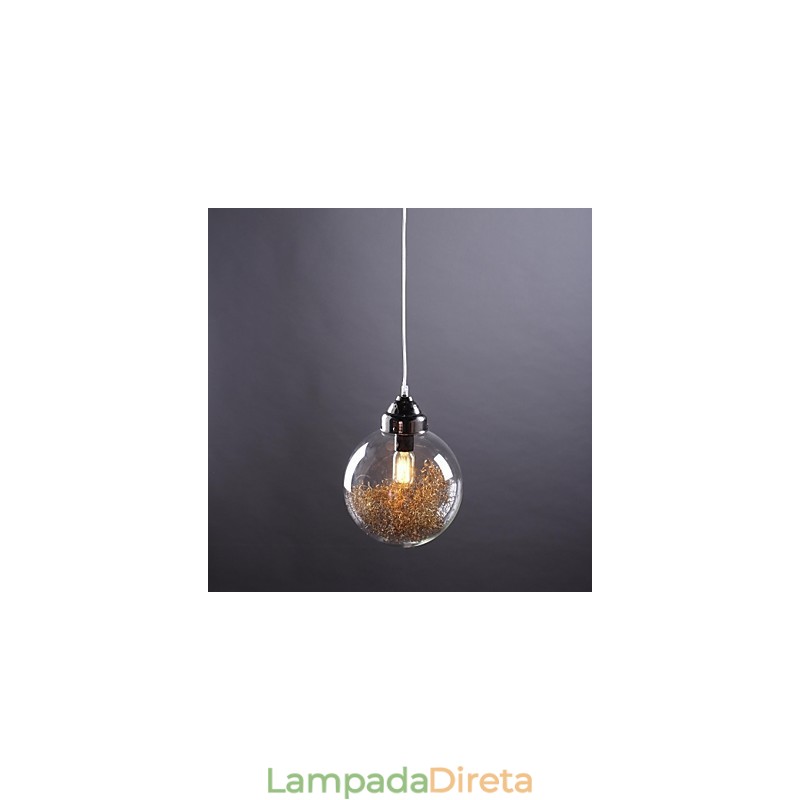 Moderno Contemporâneo Tradicional Clássico Vintage Lanterna Country Níquel Vidro Pingente Luz Jantar