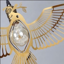 Recorte de papel retrô Arte Pássaro Chapeamento