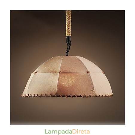 Contratado Nordic Vintage Linens Corda de cânhamo American Country Droplight Lamp Contratado Nordic Vintage Linens Corda de cânhamo American Country Droplight Lamp