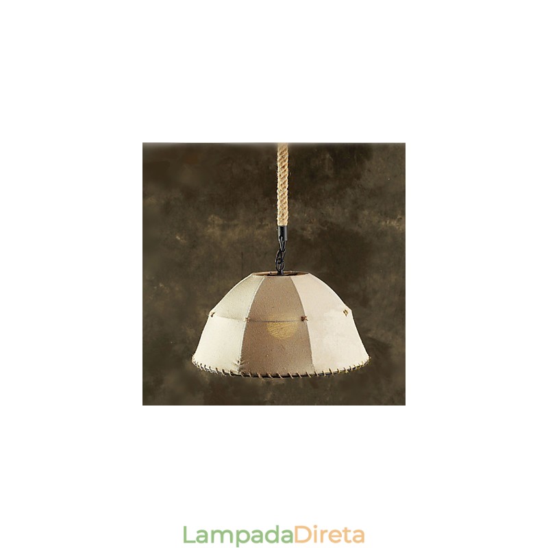 Contratado Nordic Vintage Linens Corda de cânhamo American Country Droplight Lamp