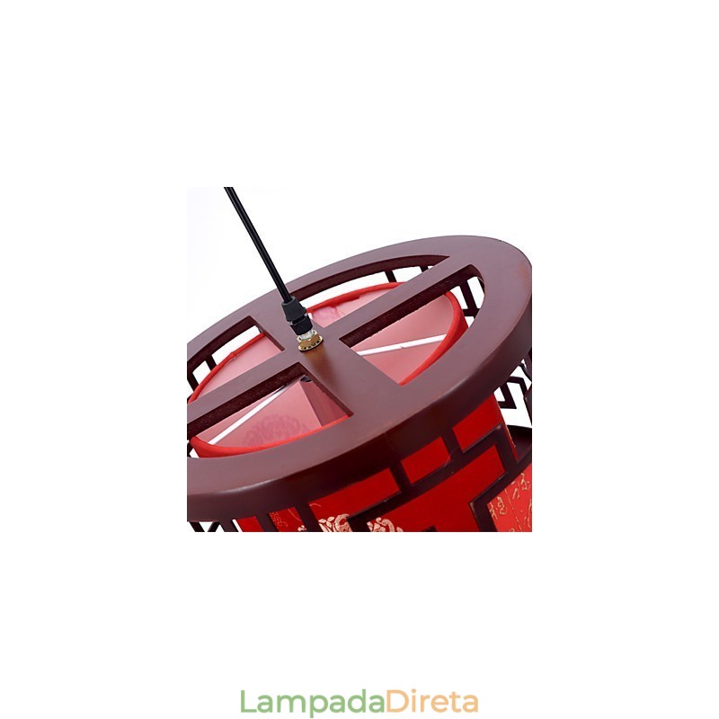 Lustre de cabeça única para refeições Archaizes Teahouse Lâmpada pequena Droplight