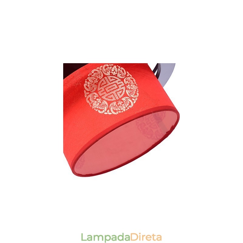 Lustre de cabeça única para refeições Archaizes Teahouse Lâmpada pequena Droplight