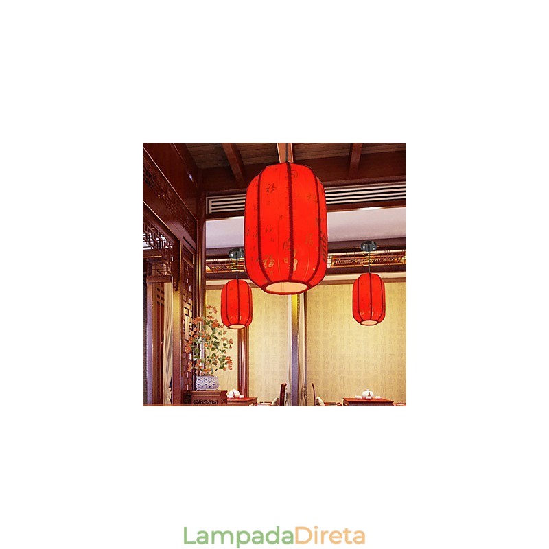 Archaize pele de carneiro lanternas vermelhas varanda droplight lâmpada luz