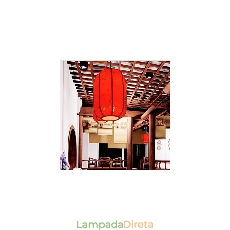 Archaize pele de carneiro lanternas vermelhas varanda droplight lâmpada luz