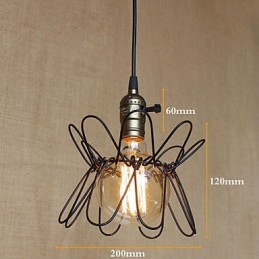 Lustre Americange Industrial Retro Deformação