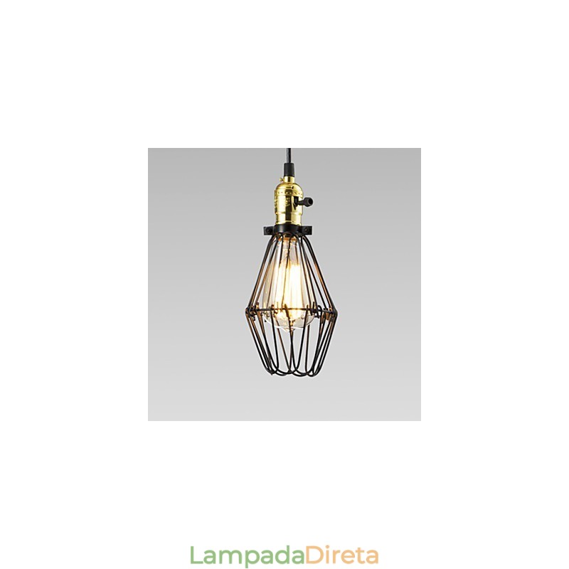 Tradicional Clássico Vintage Retro Country Pendente Luz