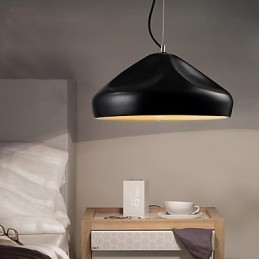 Luminária pendente de metal com pintura estilo retrô vintage mini