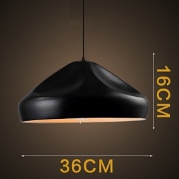 Luminária pendente de metal com pintura estilo retrô vintage mini
