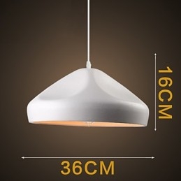 Luminária pendente de metal com pintura estilo retrô vintage mini