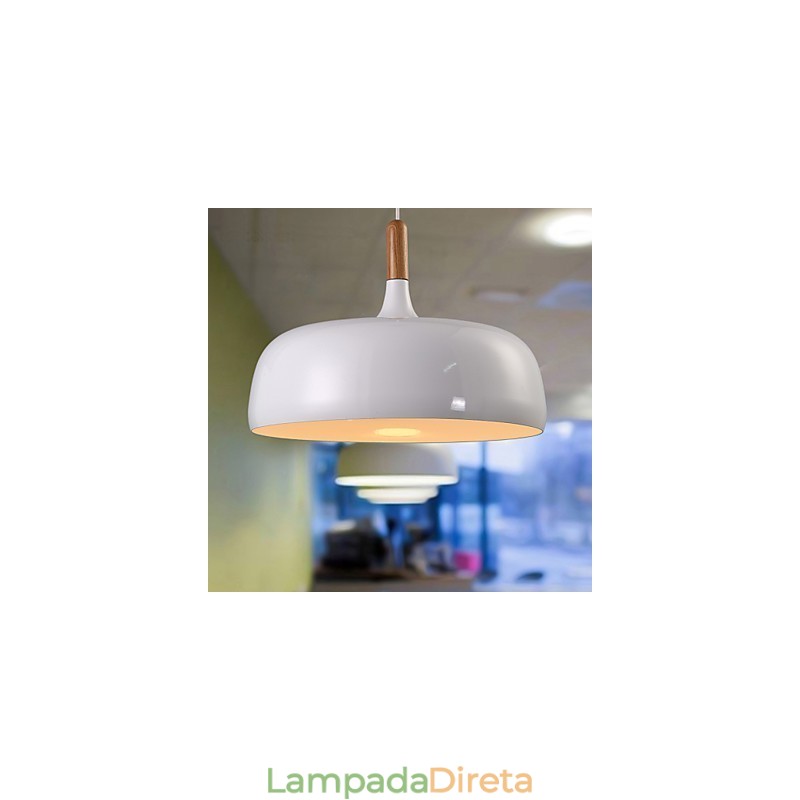 Luminária pendente de metal moderna e contemporânea para campo