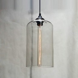 Garrafa Design Pendente 1 Luz Conciso Ferro Pintura