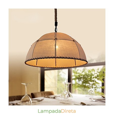35CM Loft Industrial Wind Straightforward Linen American Country Creative Arts Droplight Lâmpada 35CM Loft Industrial Wind Straightforward Linen American Country Creative Arts Droplight Lâmpada